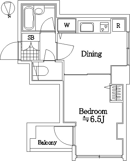 ラウム武蔵中原A棟の間取り