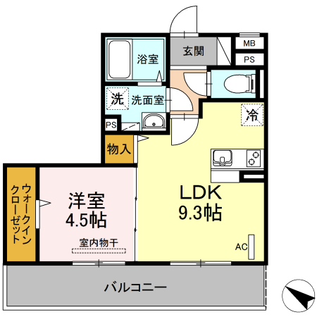メゾン’Q’の間取り