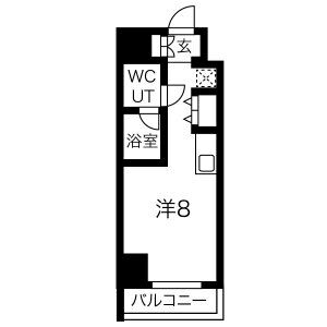 クラリッサ川崎ブルーノの間取り