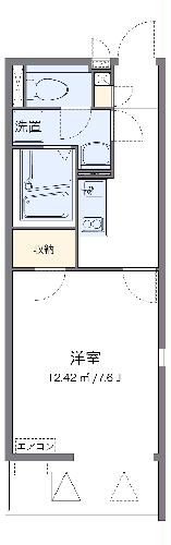 クレイノオケイルSecondの間取り