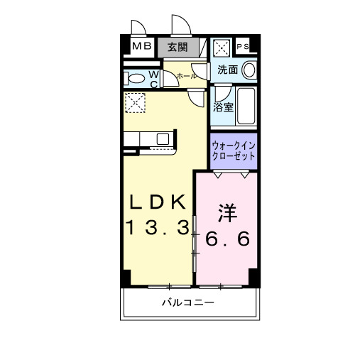 巽南5丁目マンション(028069001)の間取り