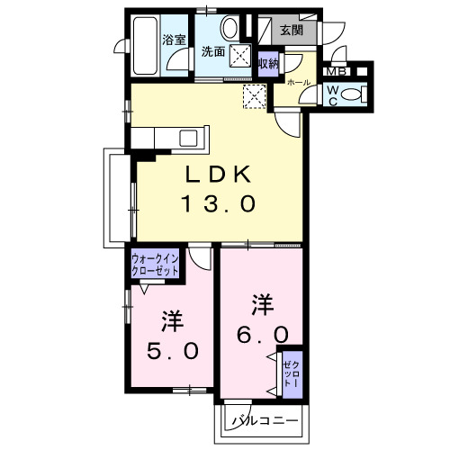 メゾンSGの間取り