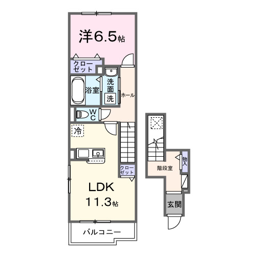 カメリア双葉の間取り