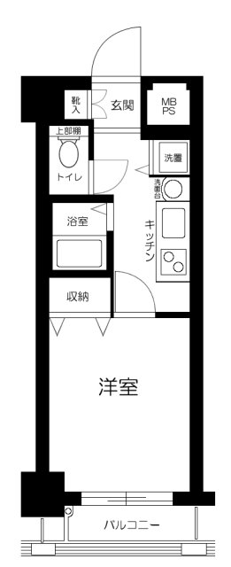 グランヴァン東中野Ⅱの間取り