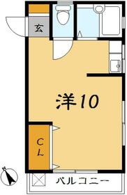 ベルメゾン本八幡の間取り