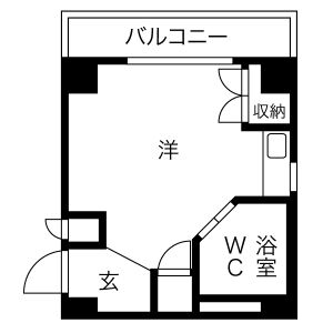 堀田朝日マンションの間取り