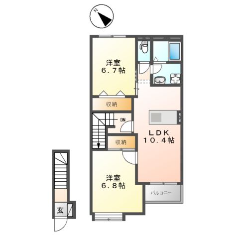クレストの間取り