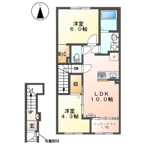仮)加須市久下スターテラスⅡの間取り