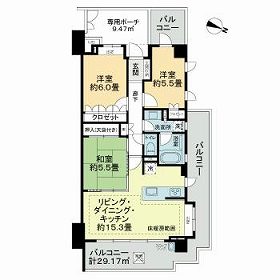 ライオンズ志村坂上レジデンスの間取り