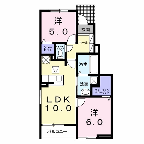 オーブ・レジェールの間取り