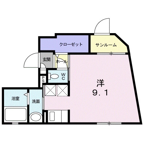 スティーレ南青山の間取り