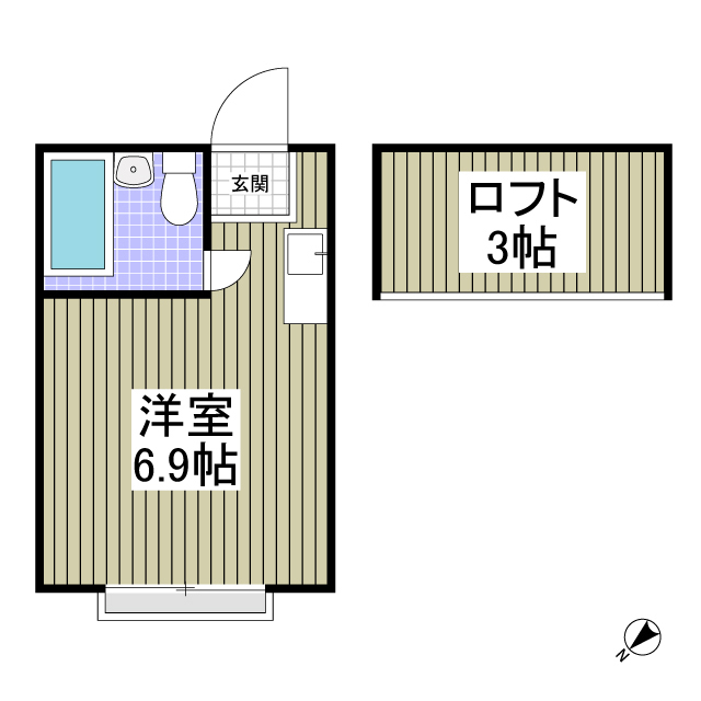ギュースファインの間取り