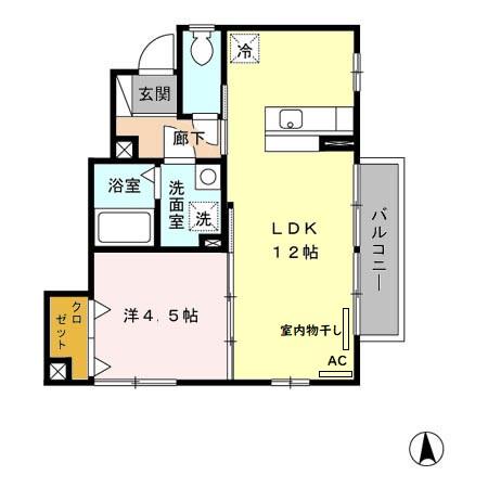 アムール丸子の間取り