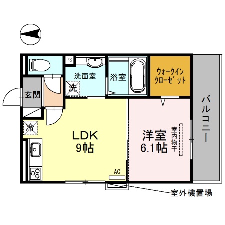 Cozy Cote 西野の間取り