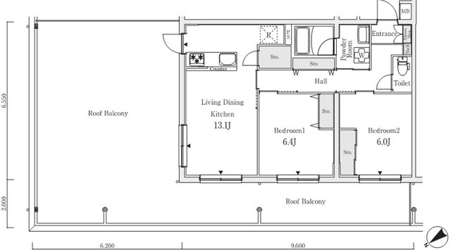 Ｓ．Ｅ．Ｓ．の間取り