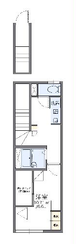 レオパレスKの間取り