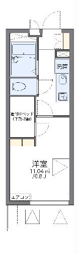 レオパレスアベイユの間取り