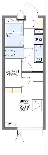 レオパレス小本本町の間取り