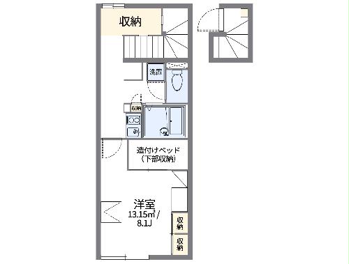 レオパレス鷹匠町の間取り