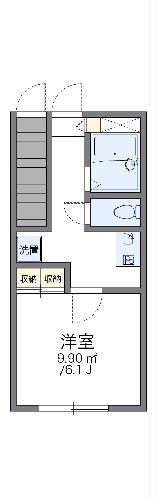 レオパレスパルポートの間取り