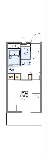 レオパレスサンボーンの間取り