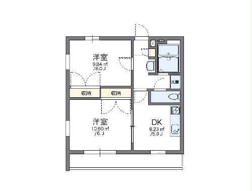 レオパレスOISOの間取り