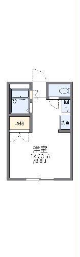 レオパレス星の宮の間取り