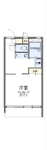 レオパレス要町Ⅱの間取り