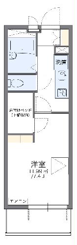 レオパレスかこまちの間取り