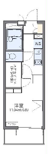 レオパレスEmukaeの間取り