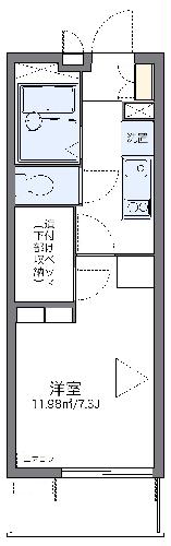レオパレスヴィルヌーブの間取り