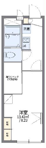レオパレス長根の間取り
