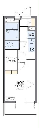 レオパレス名古屋駅の間取り