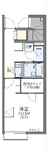 レオネクストながみねの間取り