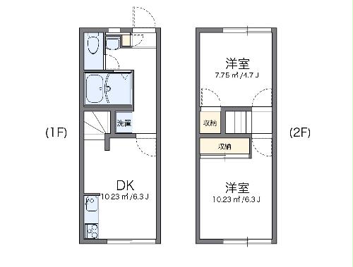 レオパレスルーチェの間取り
