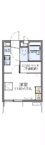 レオパレス玉川ソレイユの間取り