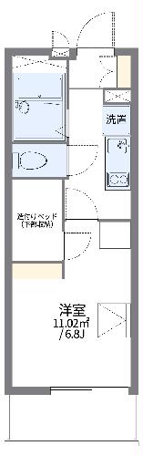 レオパレス山王の間取り