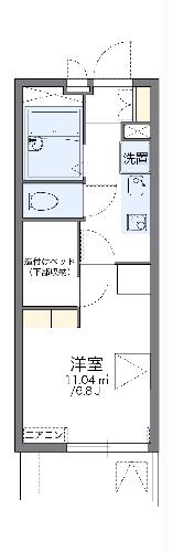レオパレスプレミエ エトワールの間取り