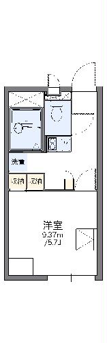レオパレス小坂公園の間取り