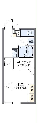 レオパレスSEASIDE鬼崎の間取り