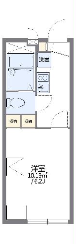 レオパレス上九沢の間取り