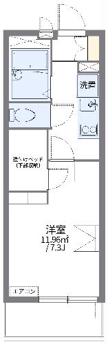 レオパレスウタガワの間取り
