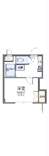レオパレス楠の間取り