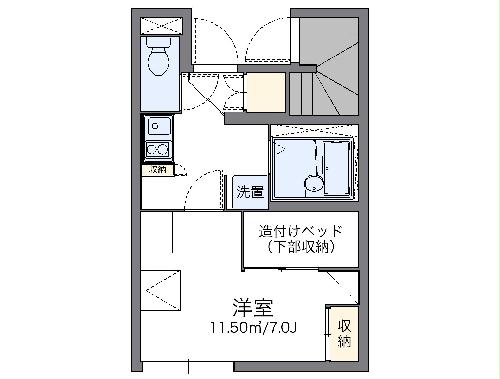 レオパレスエスポワールの間取り