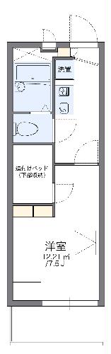 レオパレスアットホームの間取り