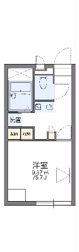 レオパレスフィオーレⅠの間取り