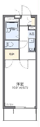 レオパレスエスペランサの間取り