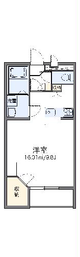レオパレスカメリアⅡの間取り