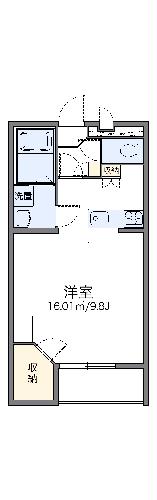 レオパレスカメリアⅡの間取り