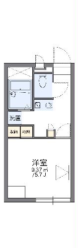 レオパレスクレインパインⅡの間取り